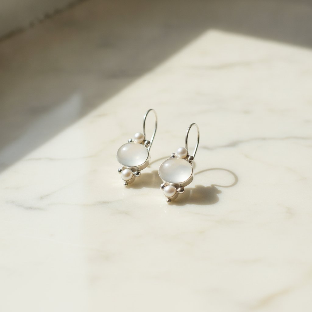 Fleur Pearl Earrings
