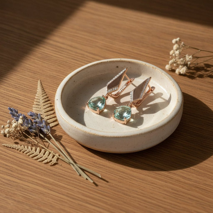 Fleur Crystal Earrings