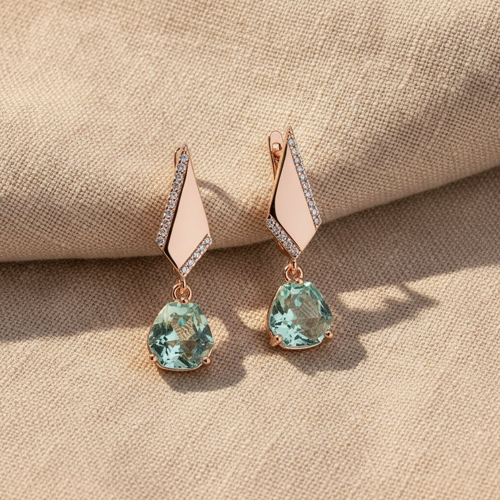 Fleur Crystal Earrings