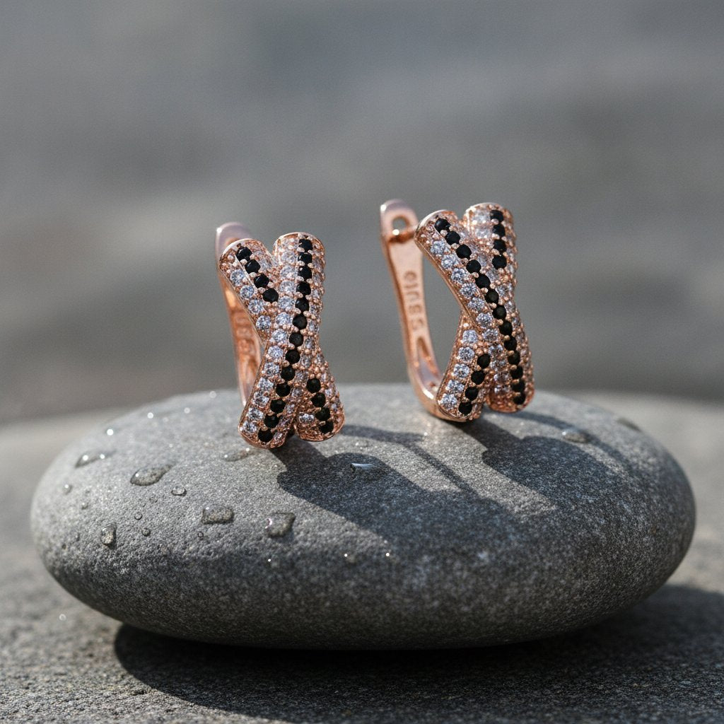 Fleur Zirconia Earrings