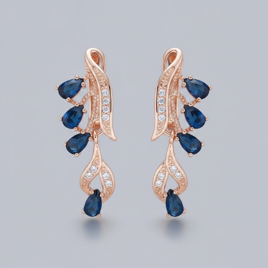Fleur Crystal Earrings