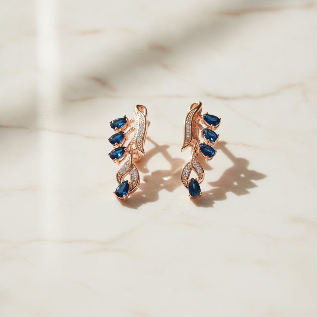 Fleur Crystal Earrings