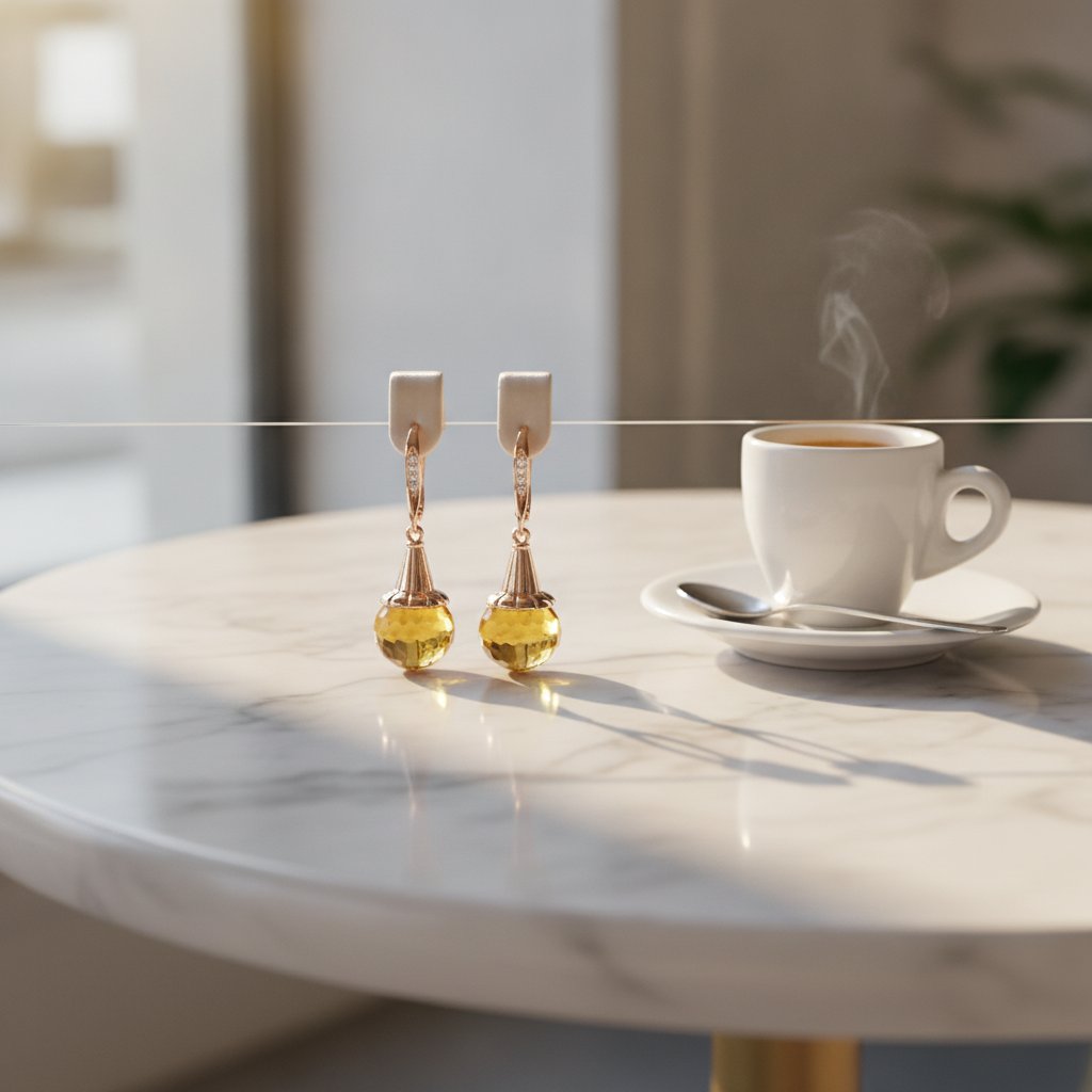 Fleur Crystal Earrings