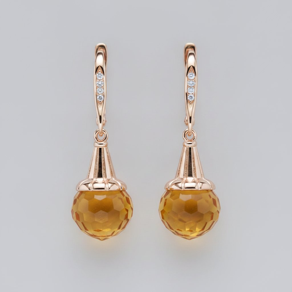 Fleur Crystal Earrings