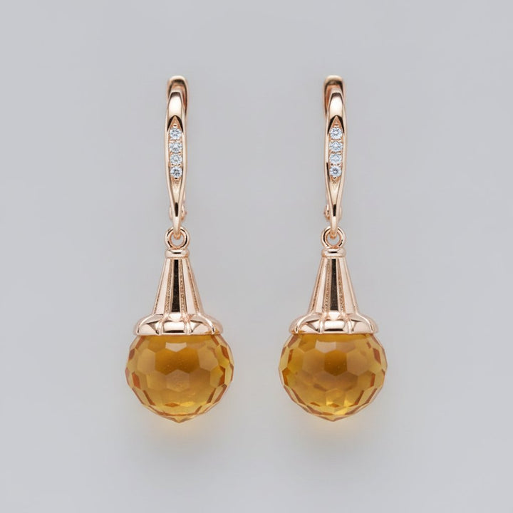 Fleur Crystal Earrings