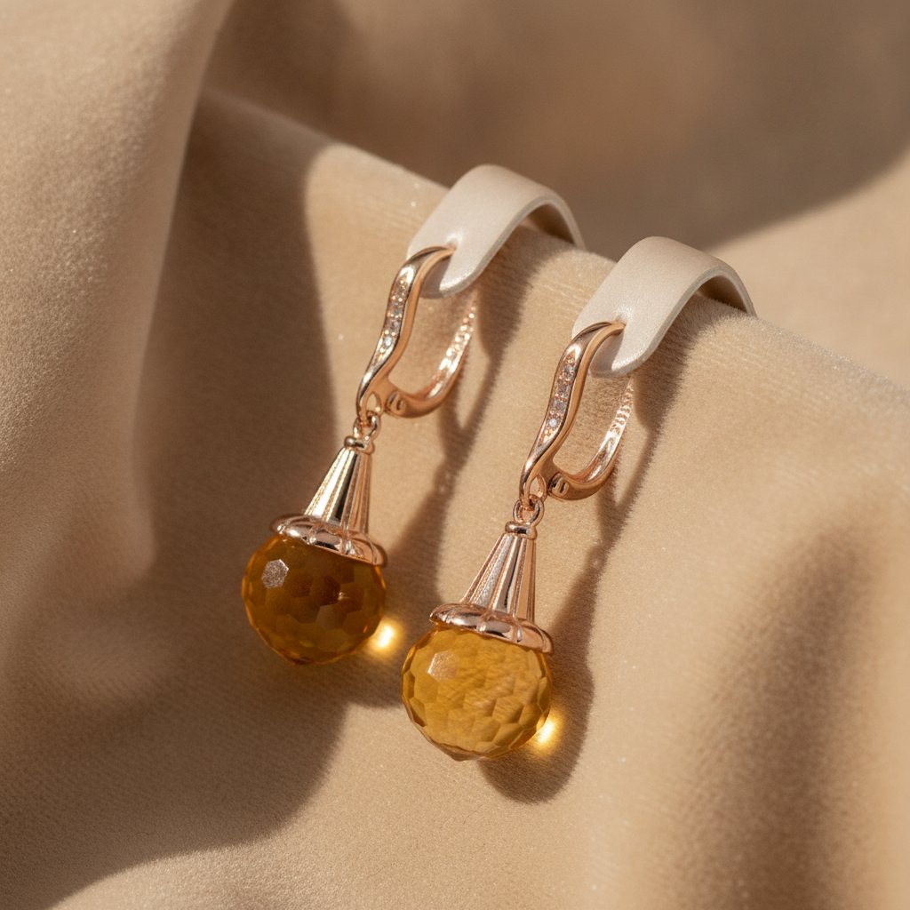 Fleur Crystal Earrings