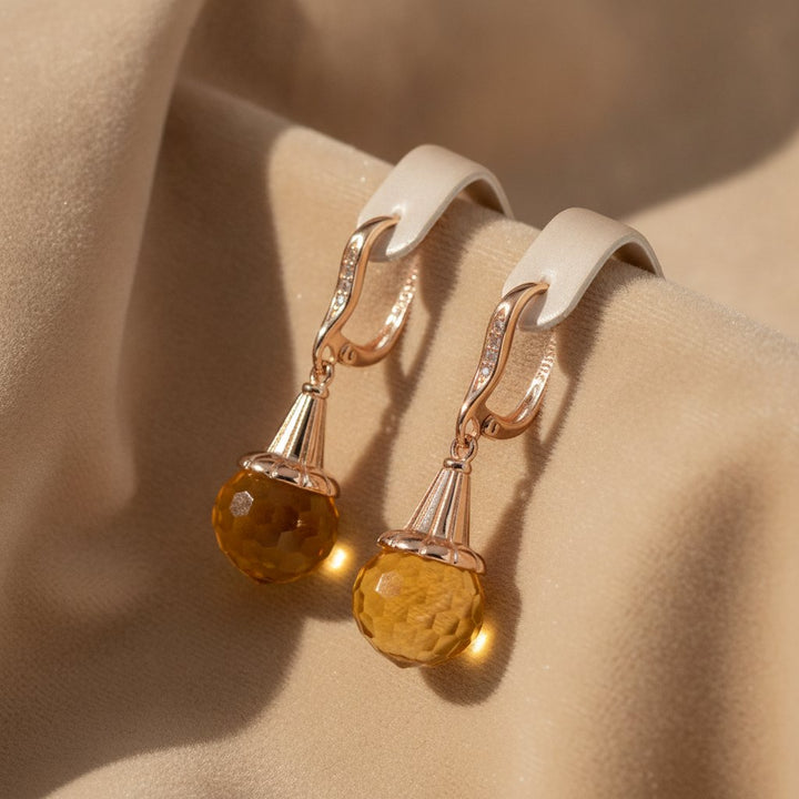 Fleur Crystal Earrings