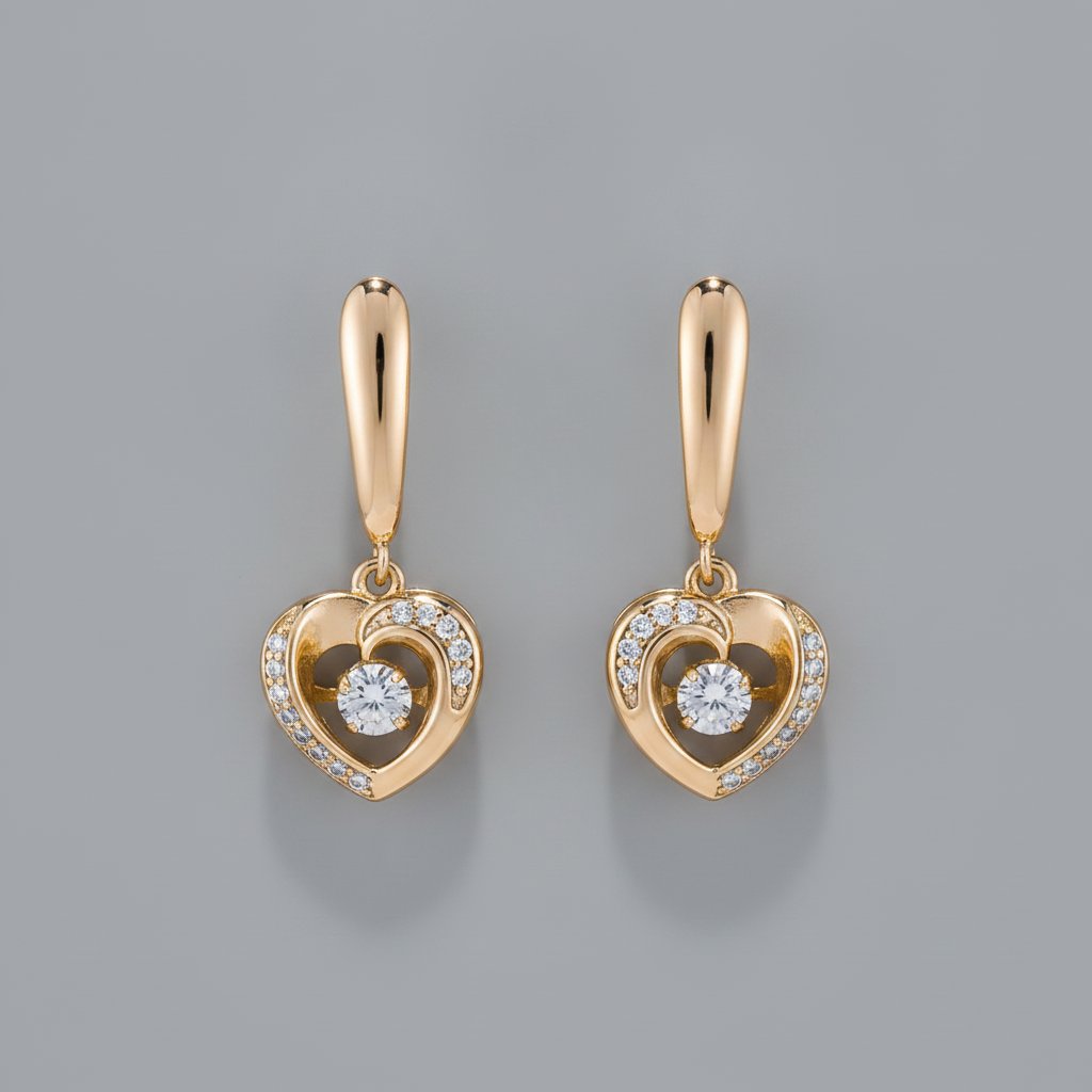 Fleur Gold Earrings