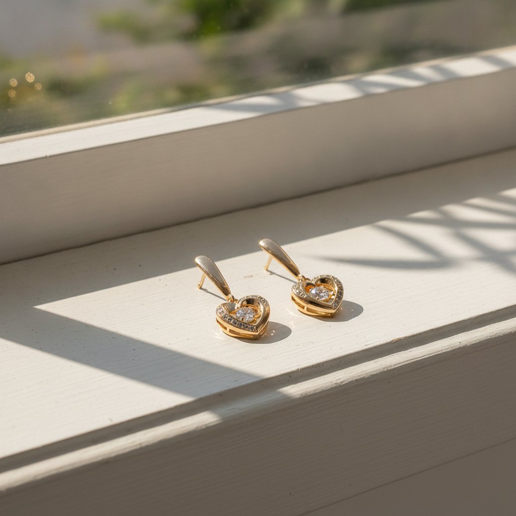 Fleur Gold Earrings