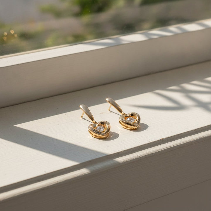 Fleur Gold Earrings