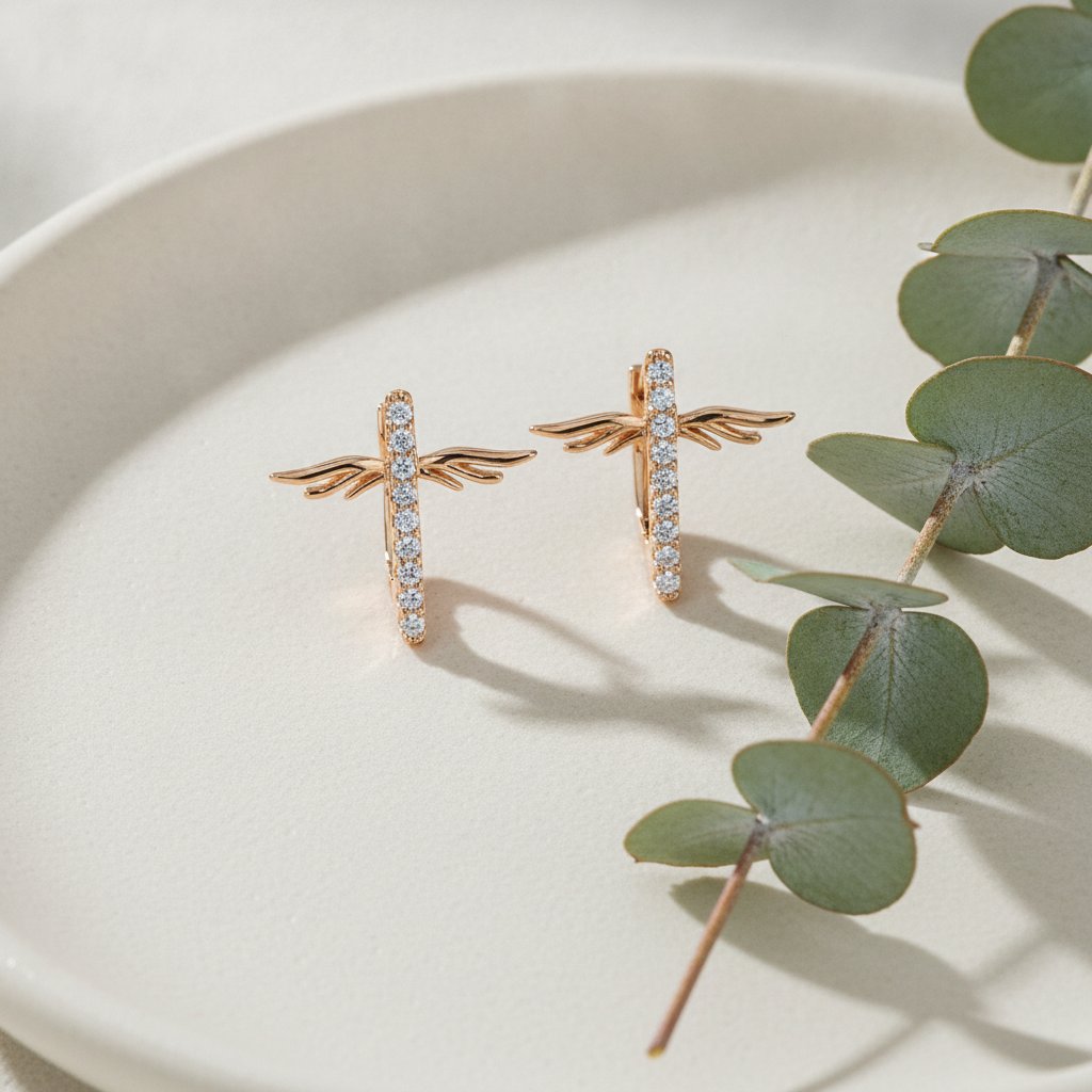 Fleur Gold Earrings