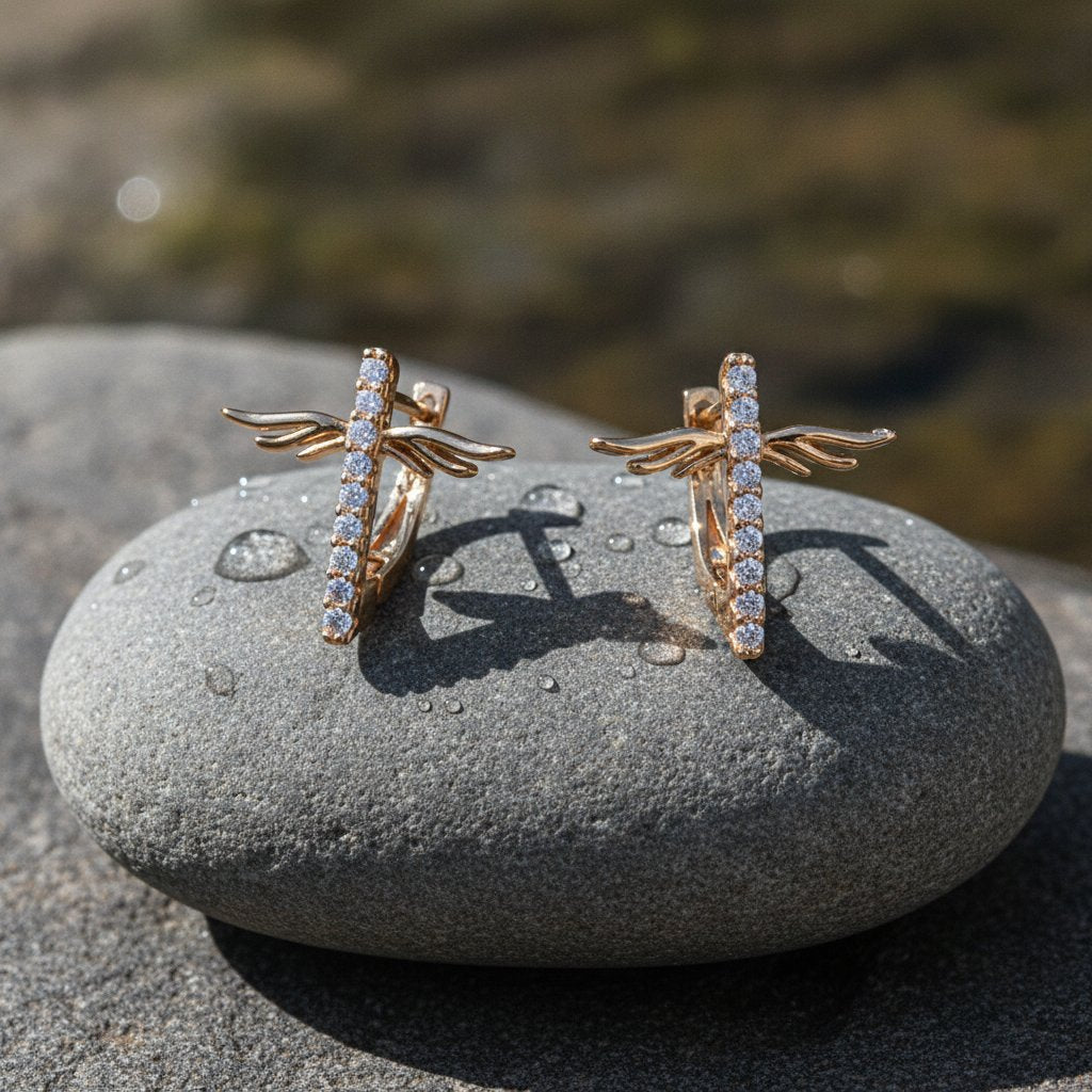 Fleur Gold Earrings