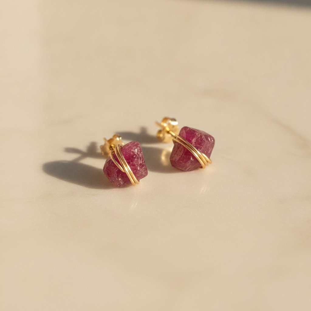 Fleur Gold Earrings