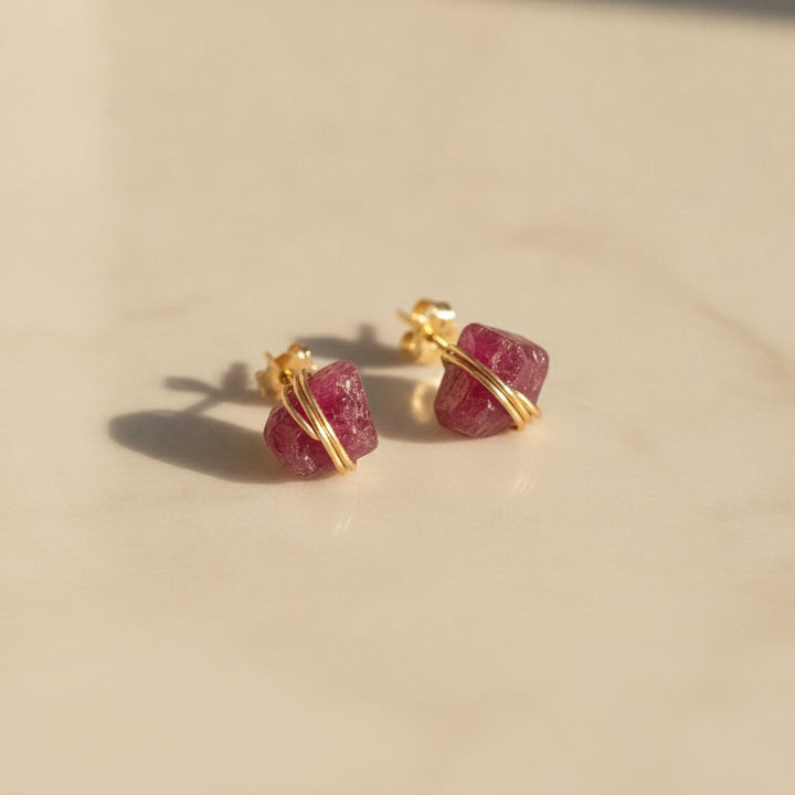 Fleur Gold Earrings