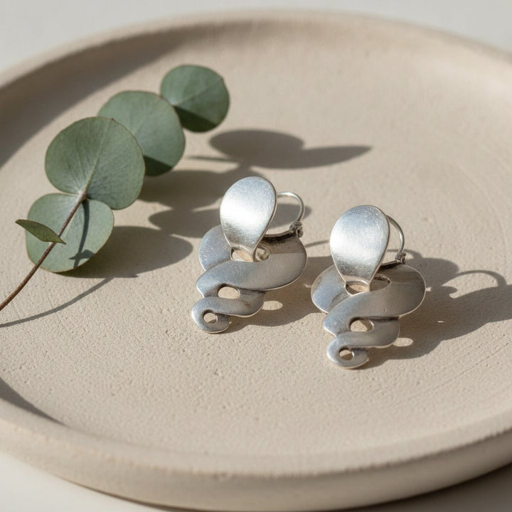 Fleur Silver Earrings
