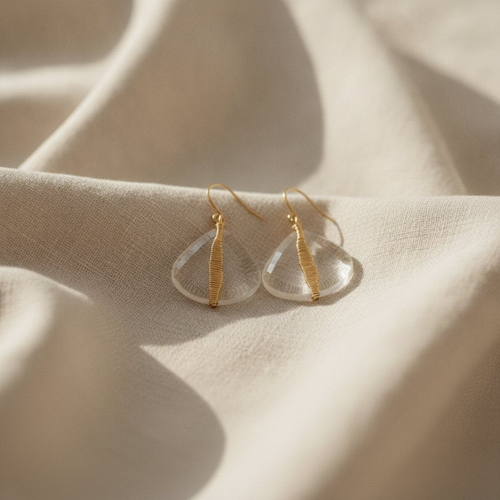 Fleur Crystal Earrings