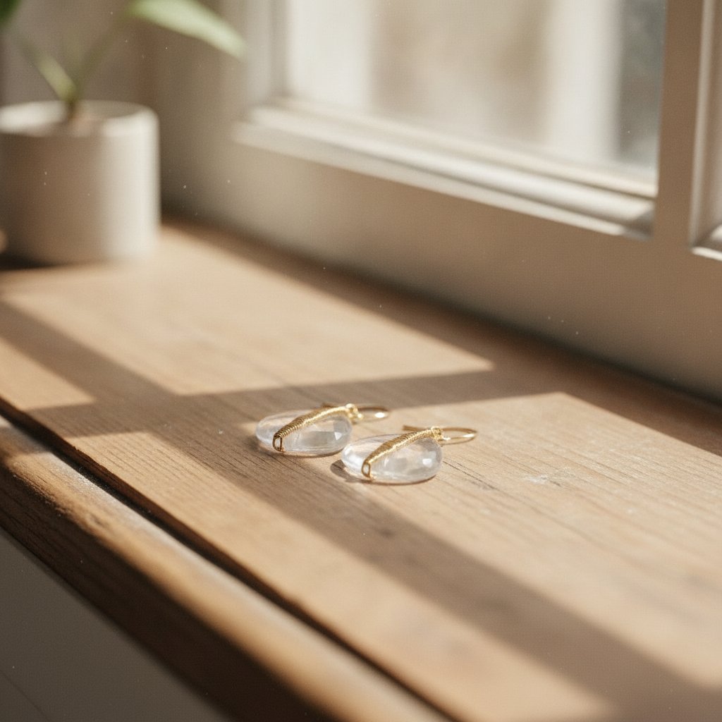 Fleur Crystal Earrings