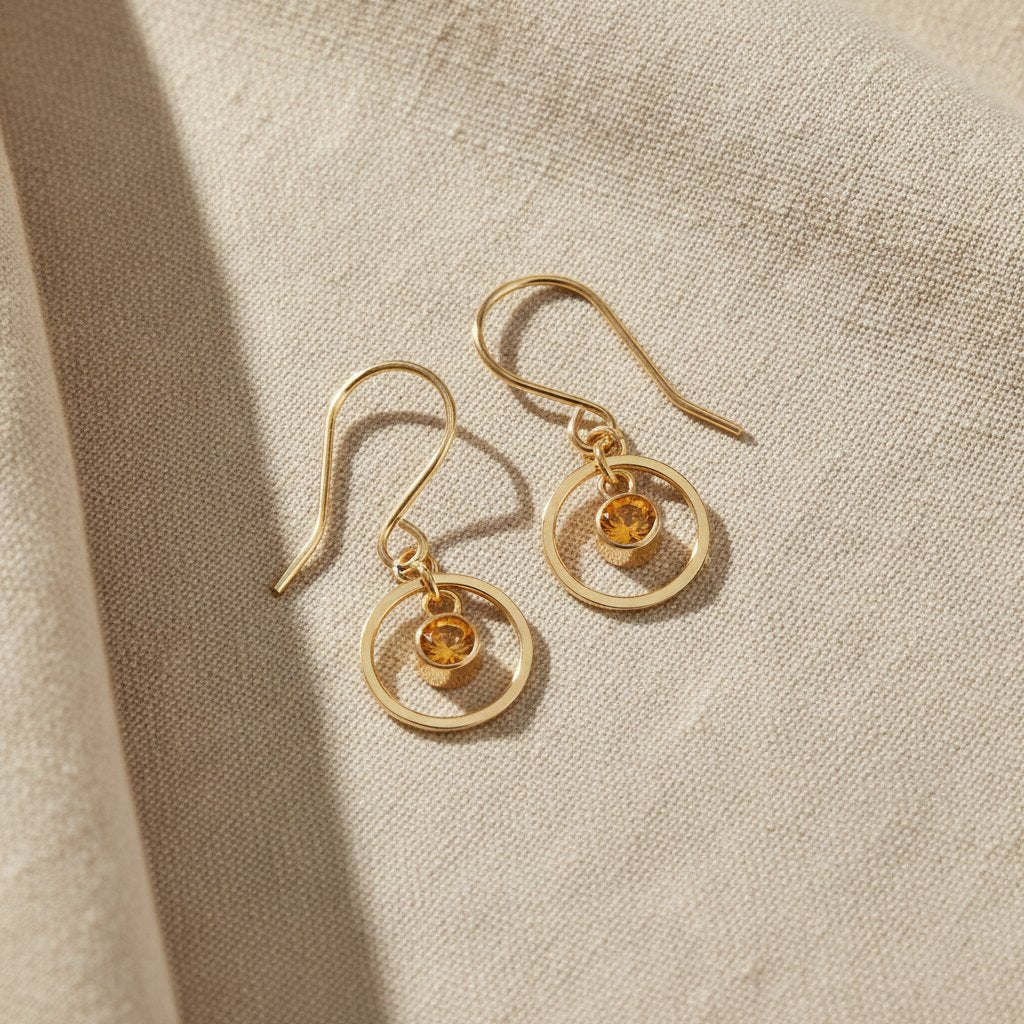 Fleur Zirconia Earrings