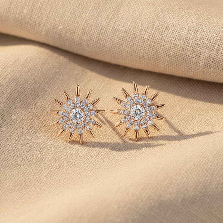 Fleur Gold Earrings