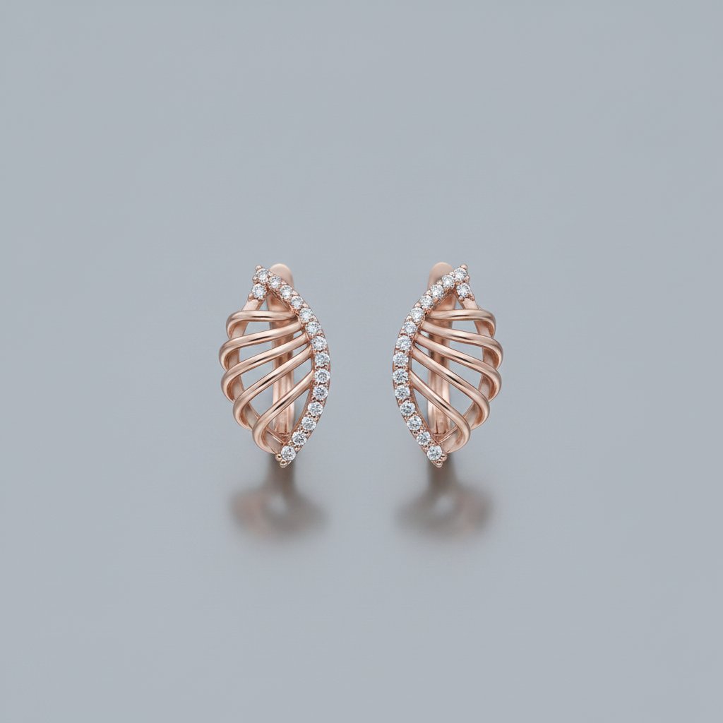 Fleur Gold Earrings