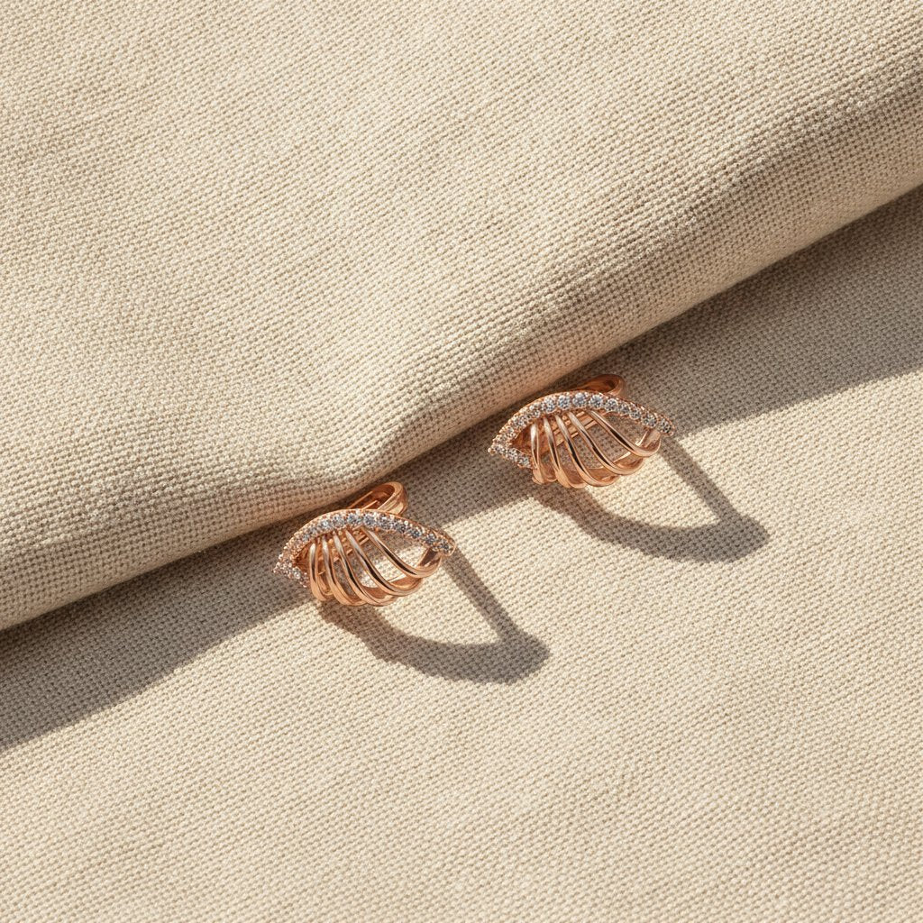Fleur Gold Earrings