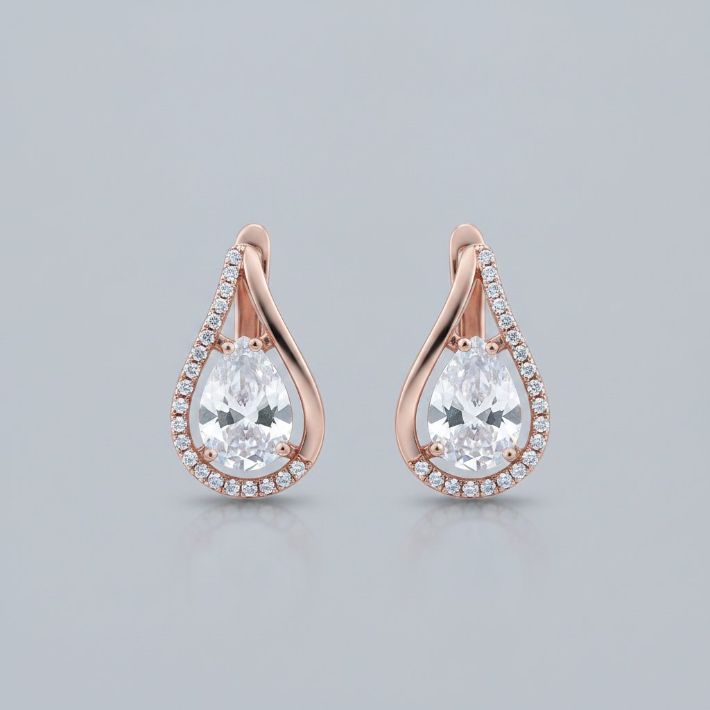 Fleur Gold Earrings
