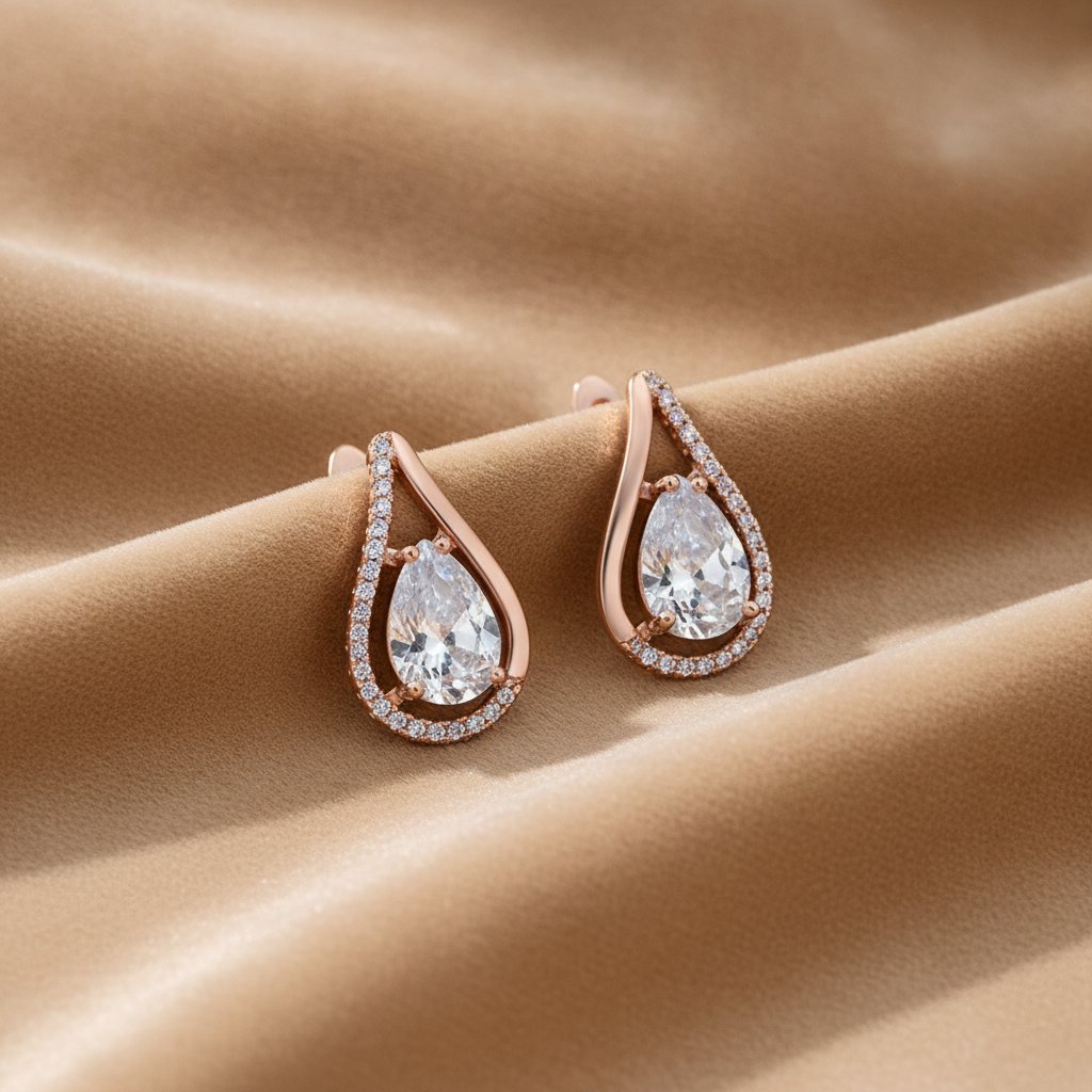 Fleur Gold Earrings