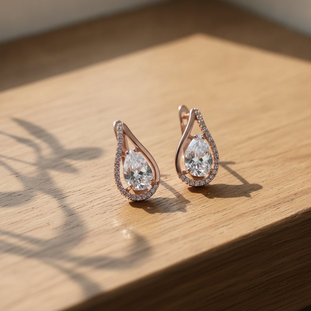 Fleur Gold Earrings