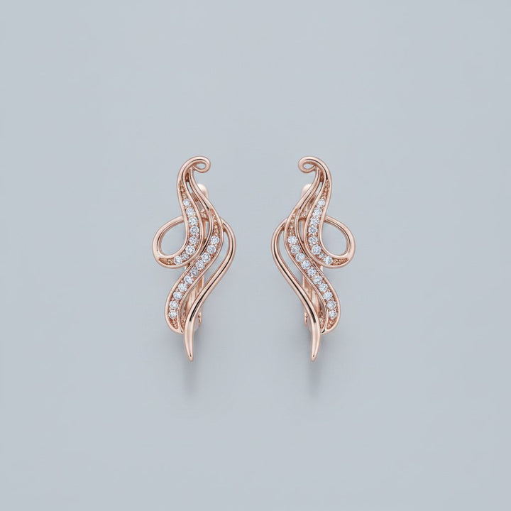 Fleur Gold Earrings