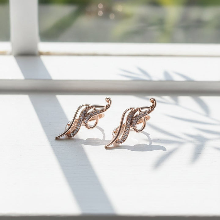 Fleur Gold Earrings