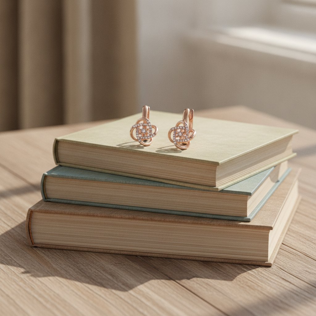 Fleur Gold Earrings
