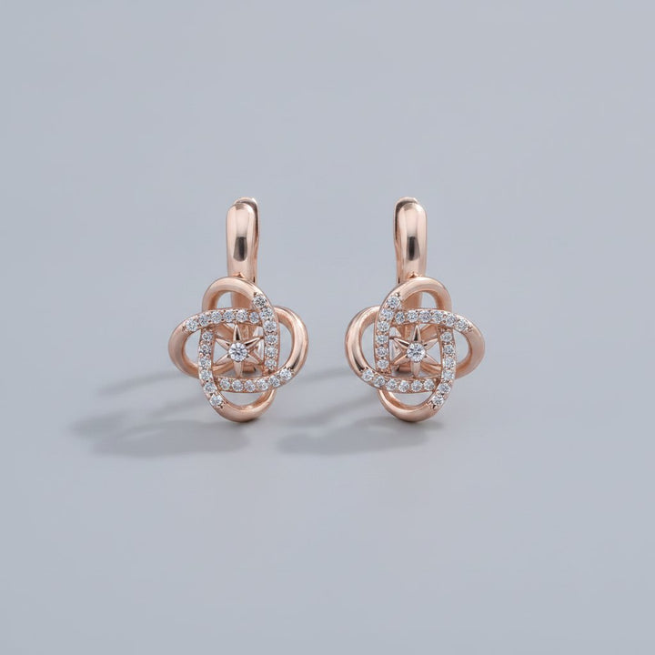 Fleur Gold Earrings