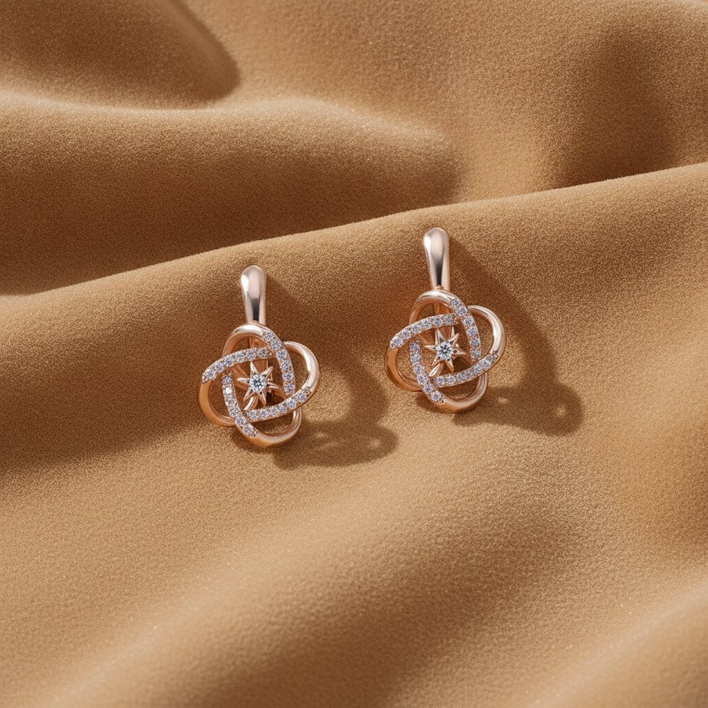 Fleur Gold Earrings