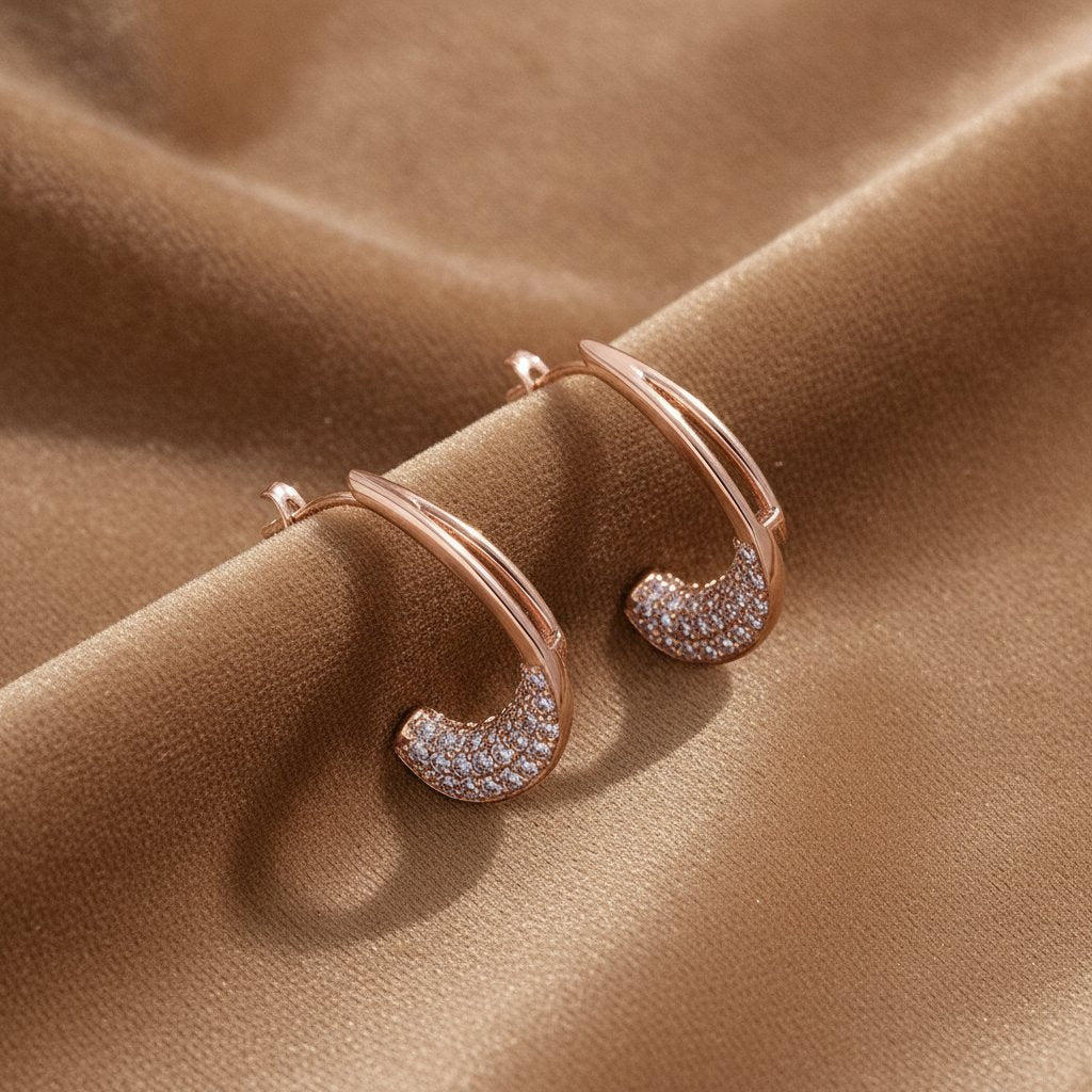 Fleur Gold Earrings