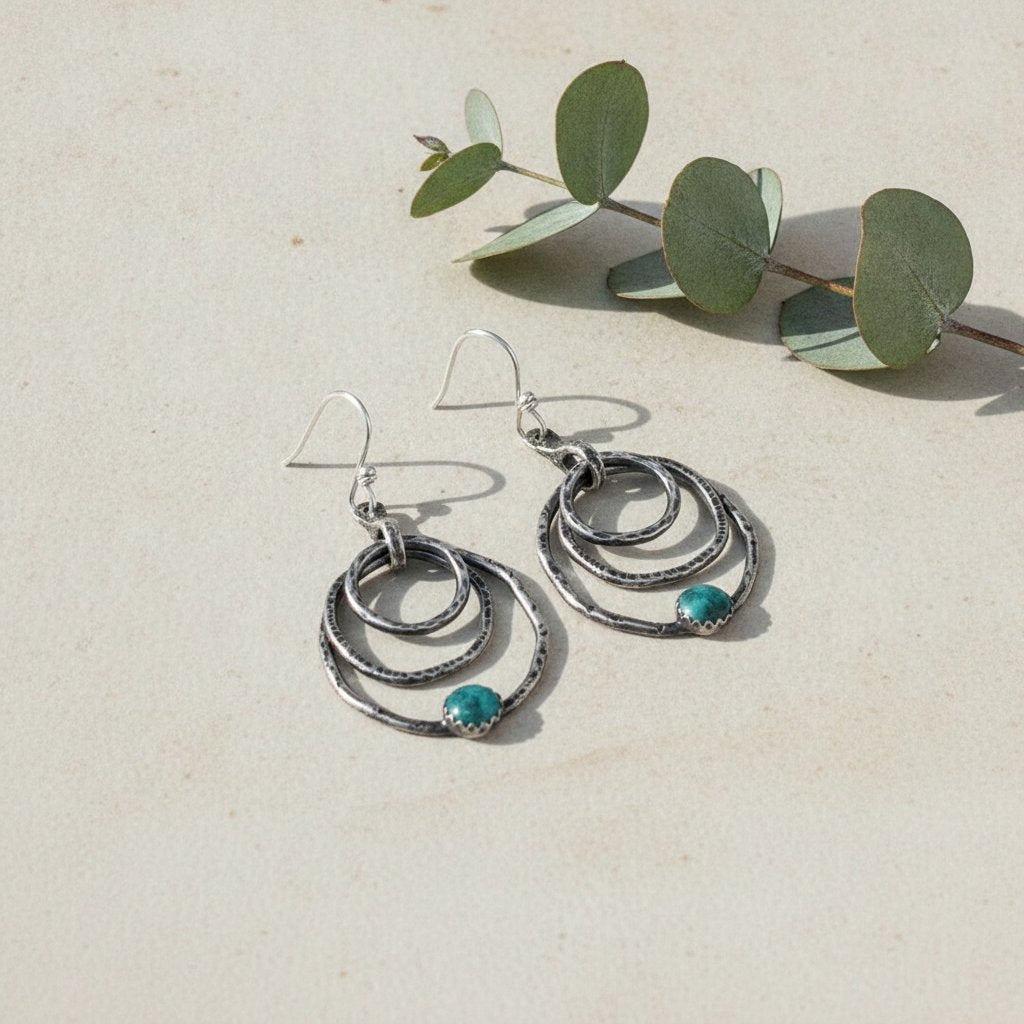 Fleur Turquoise Earrings