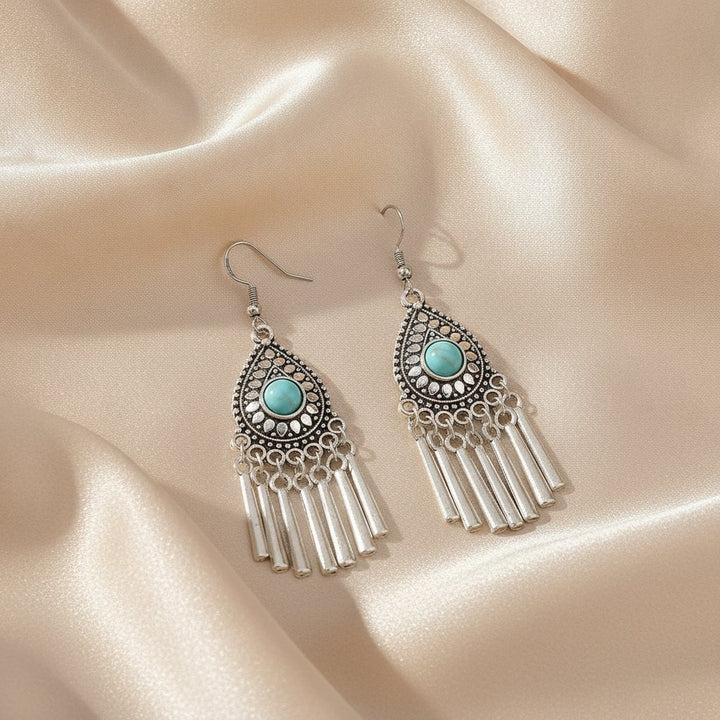 Fleur Turquoise Earrings