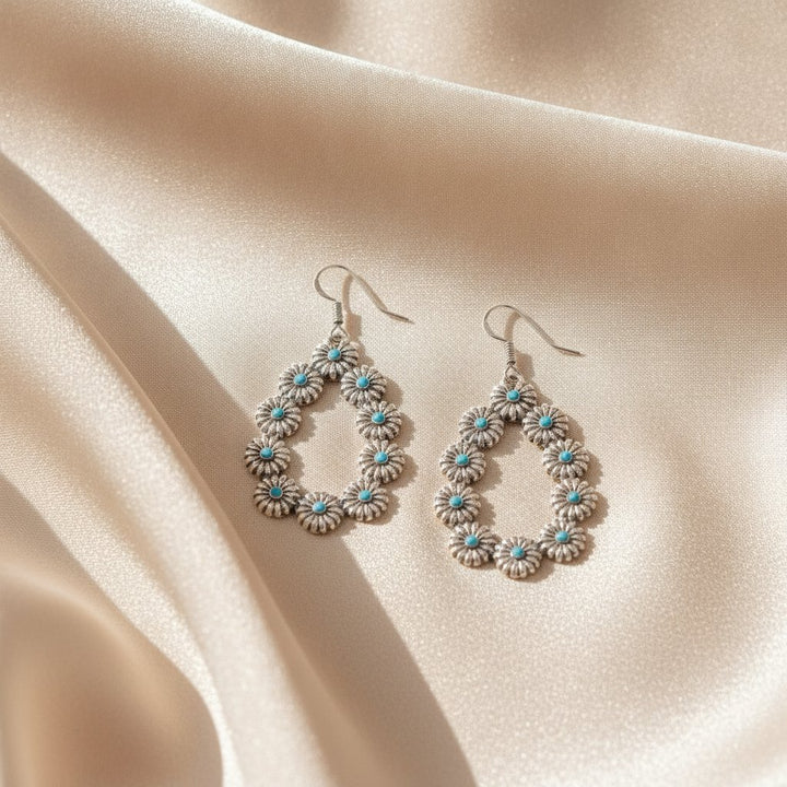 Fleur Turquoise Earrings
