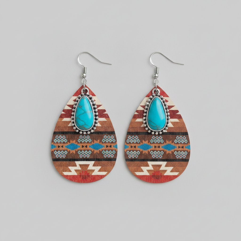 Fleur Turquoise Earrings