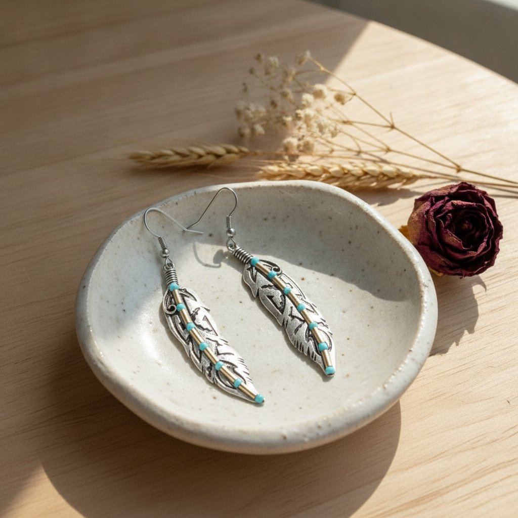 Fleur Turquoise Earrings
