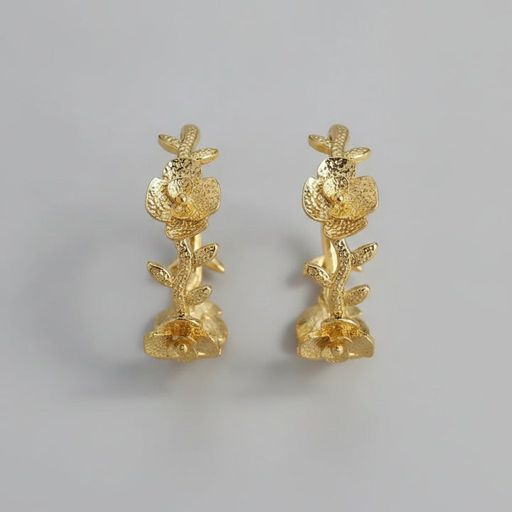 Fleur Gold Earrings