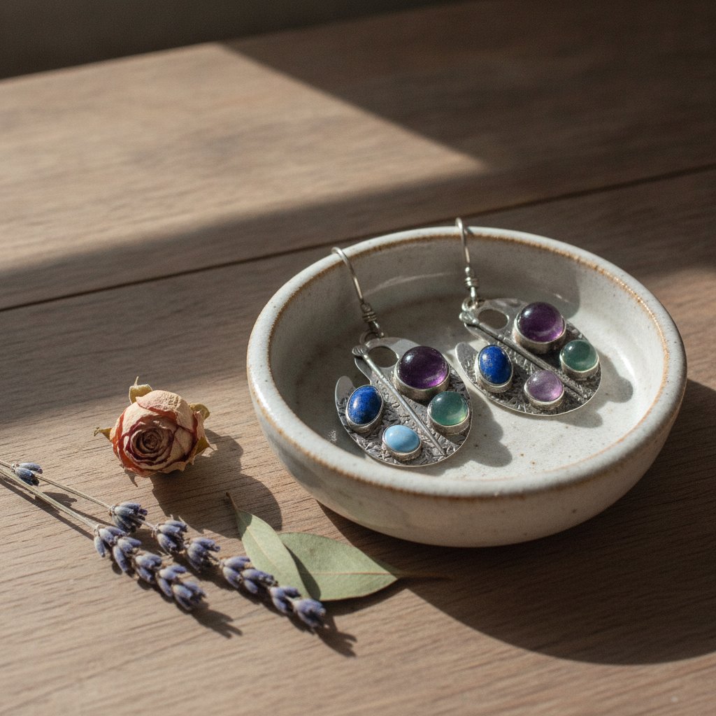 Fleur Vintage Earrings