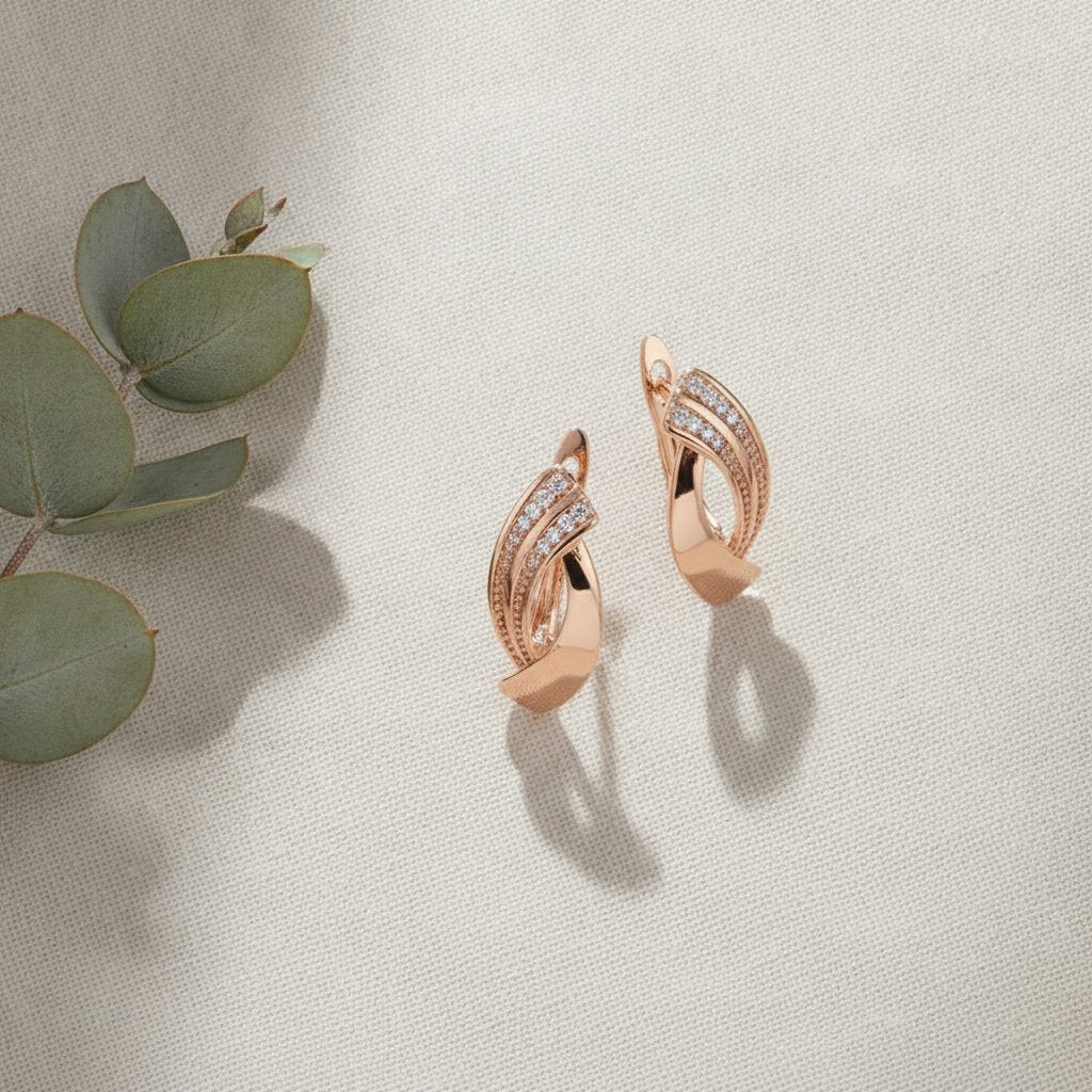 Fleur Zirconia Earrings