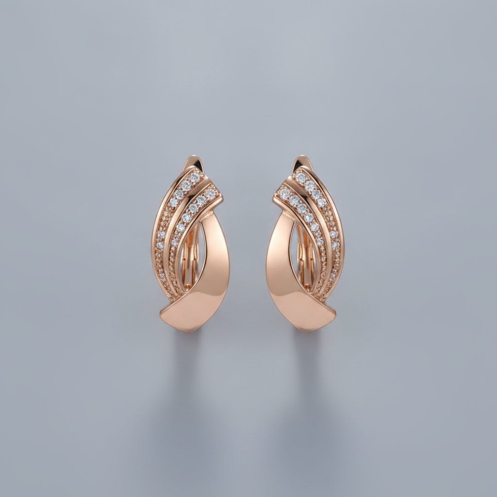 Fleur Zirconia Earrings
