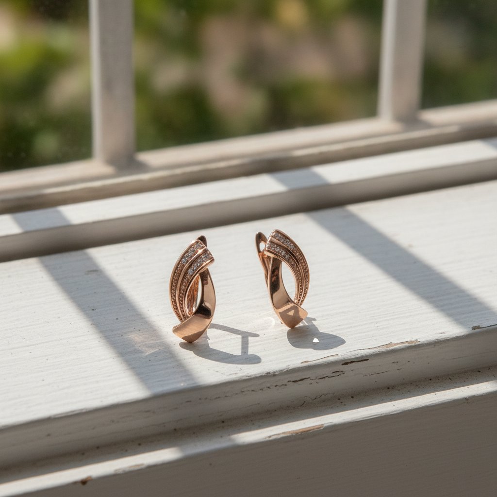 Fleur Zirconia Earrings