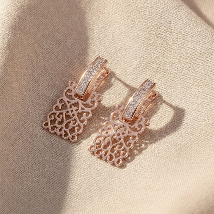 Fleur Zirconia Earrings
