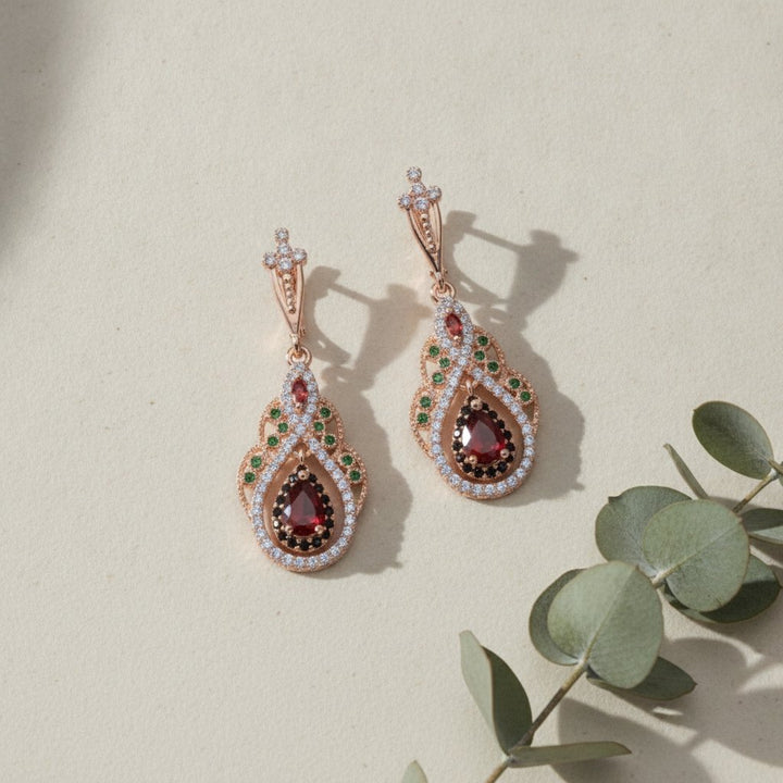 Fleur Zirconia Earrings