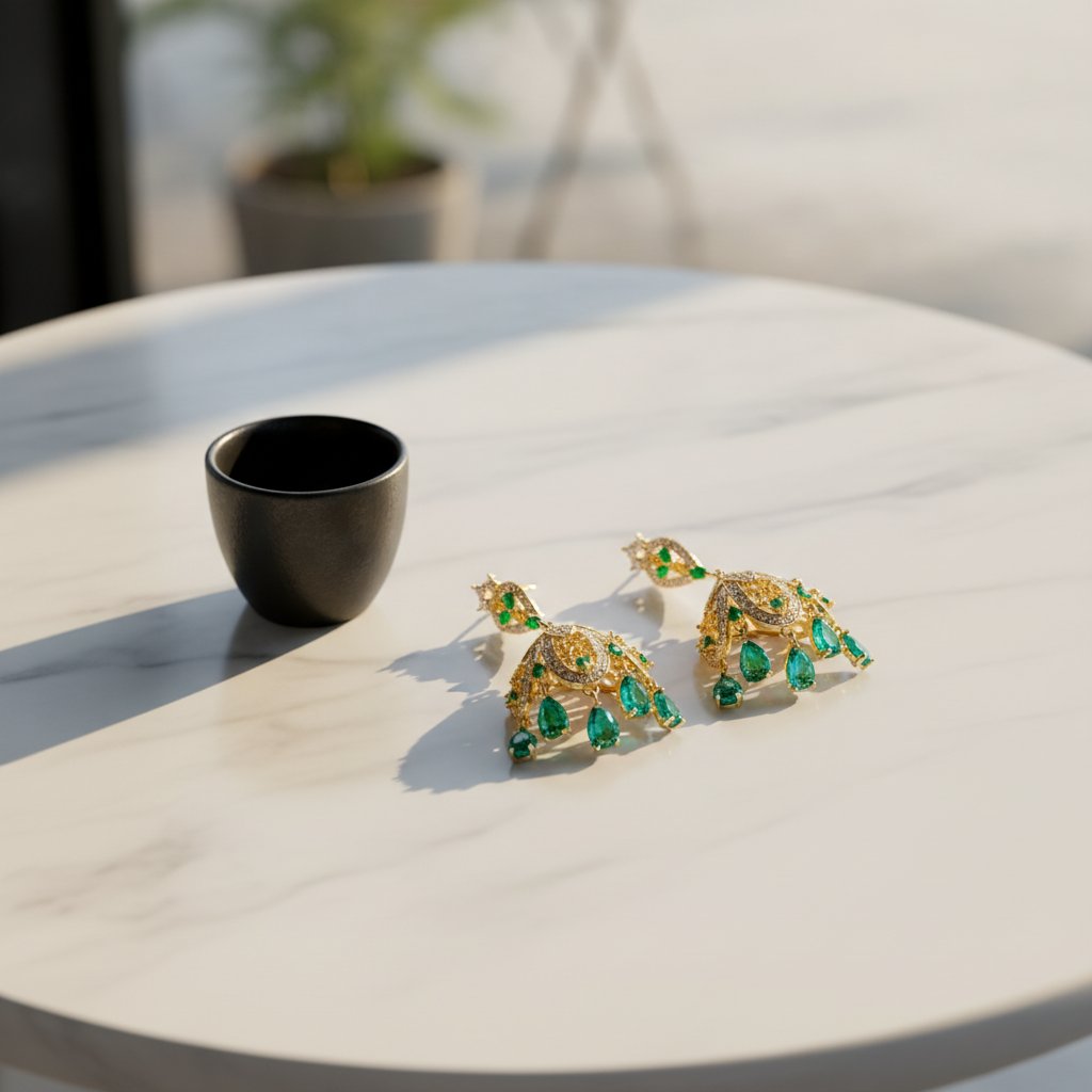 Ambre Crystal Earrings
