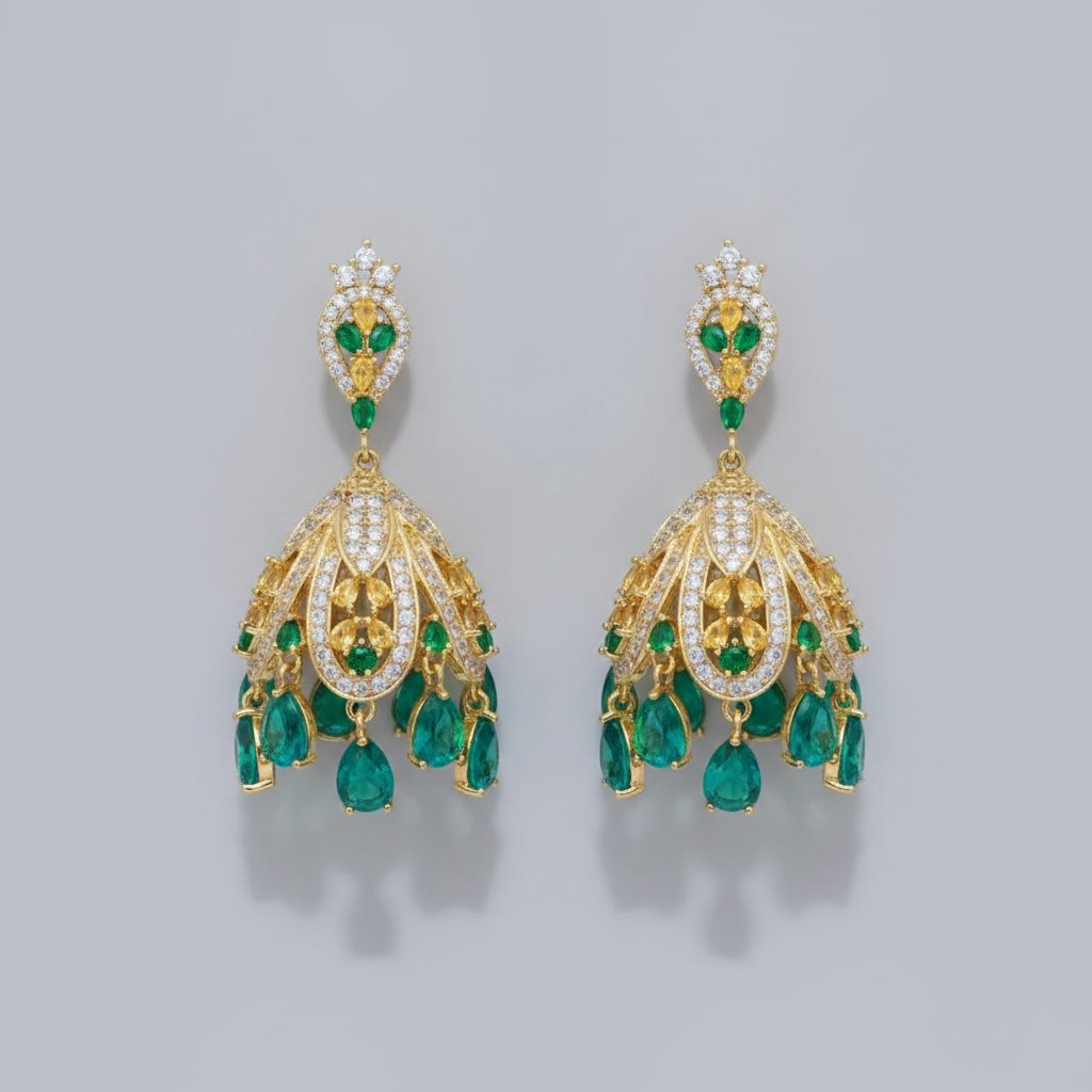 Ambre Crystal Earrings