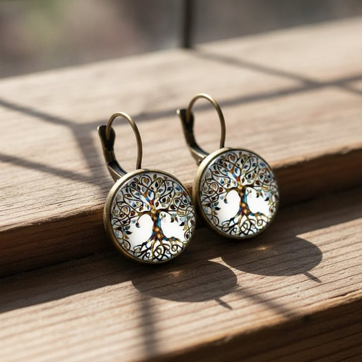 Ambre Vintage Earrings