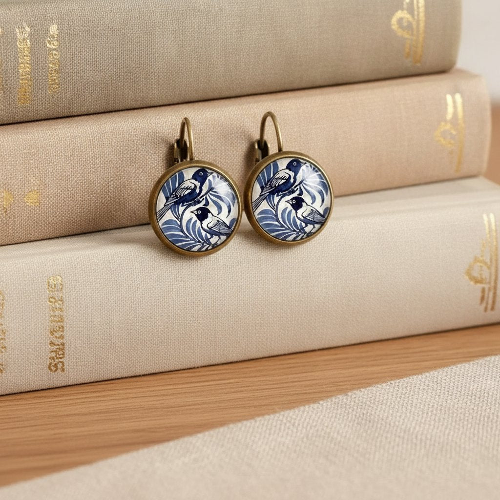 Ambre Vintage Earrings